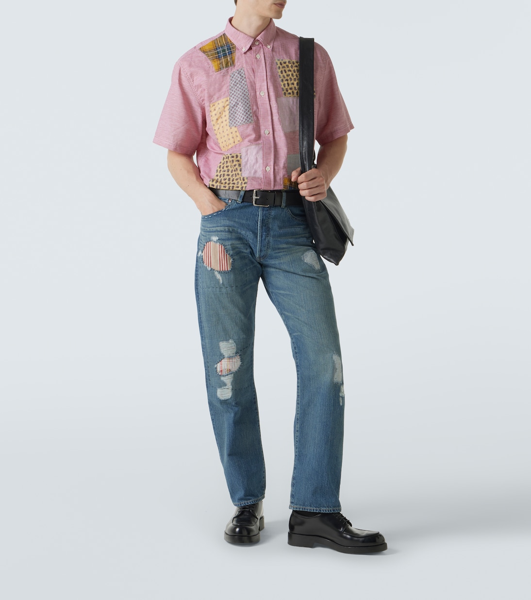 x Levi's® patchwork straight jeans | Junya Watanabe