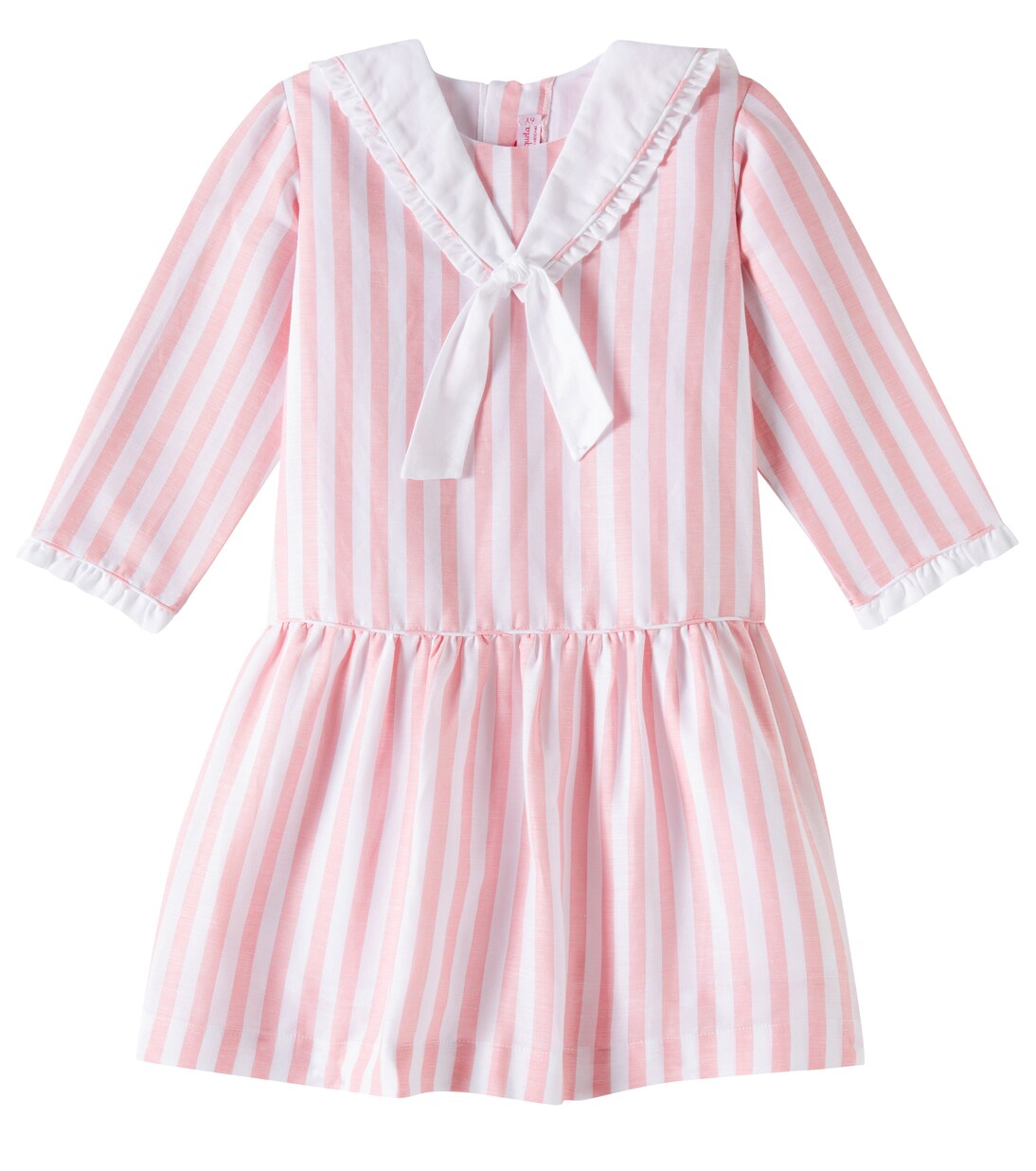 Aranda striped cotton and linen dress | La Coqueta