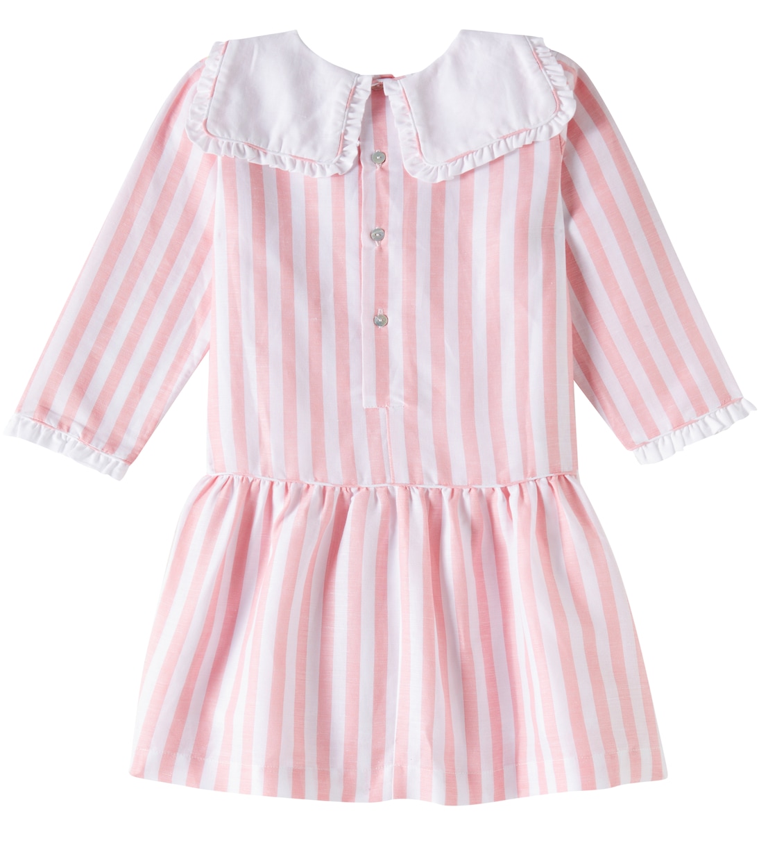 Aranda striped cotton and linen dress | La Coqueta