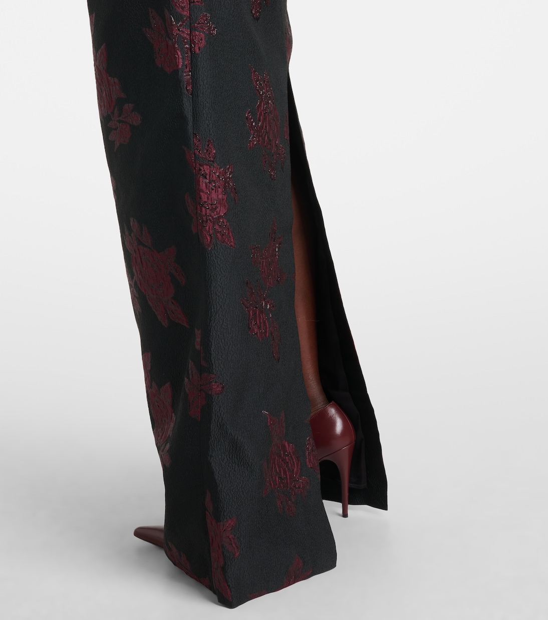 Abito lungo Florentina con scollo bardot | Rebecca Vallance