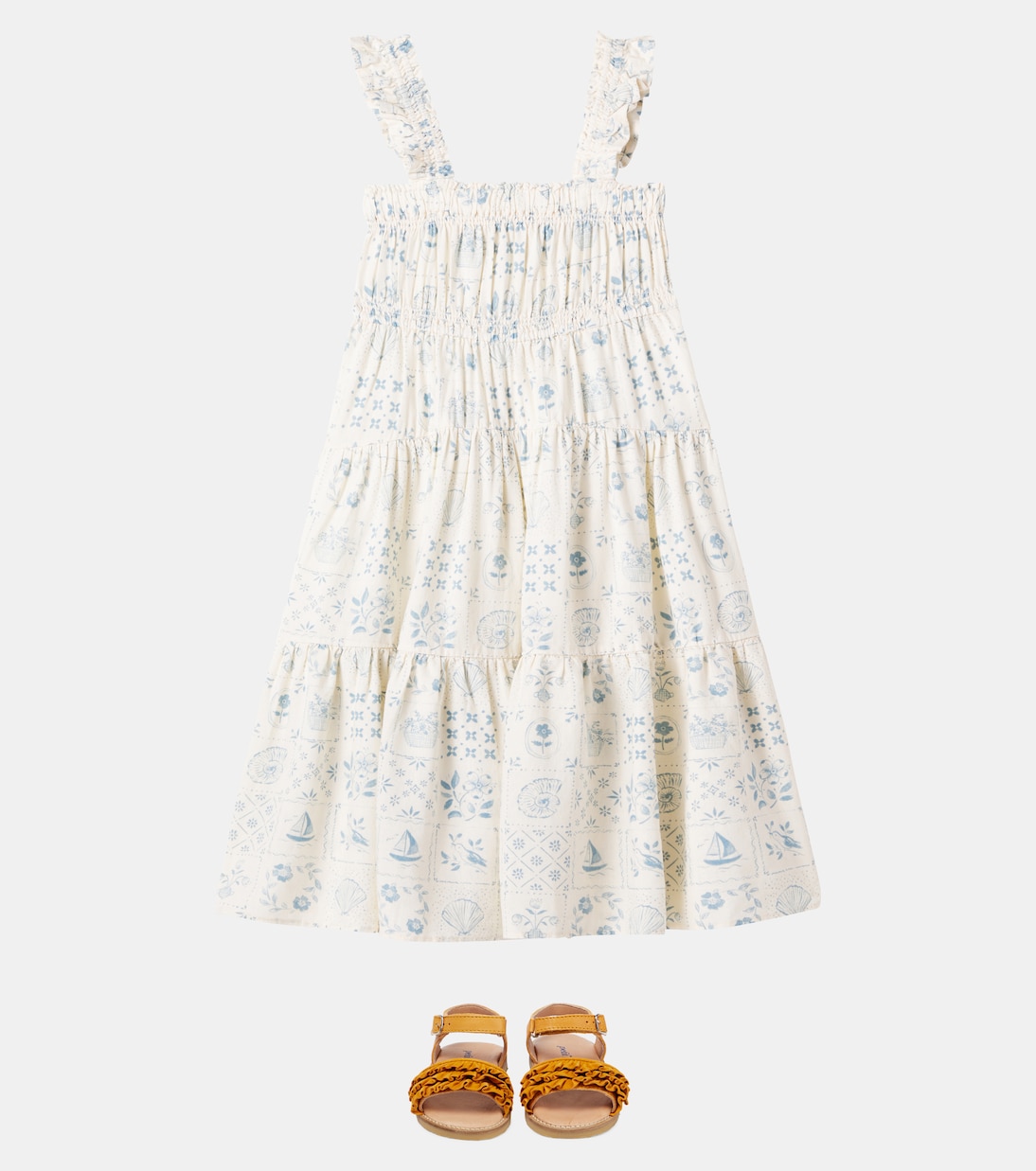 Josie floral tiered dress | Rylee + Cru