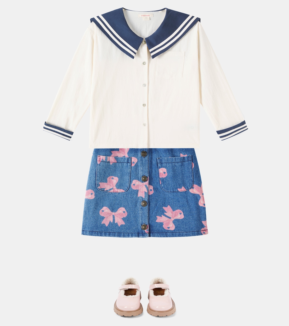 Bedruckter Jeansrock Magot | Konges Sløjd