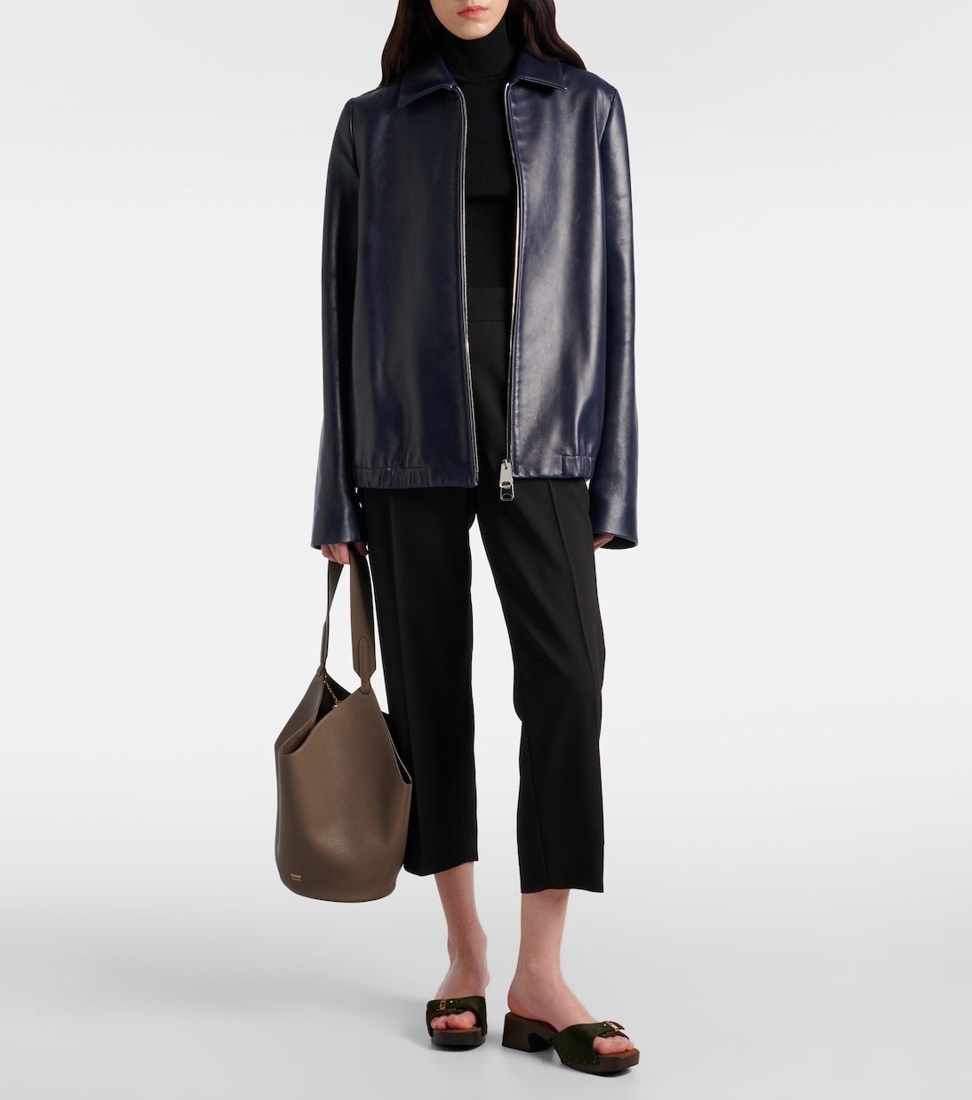 Britt 25 calf hair clogs | Khaite