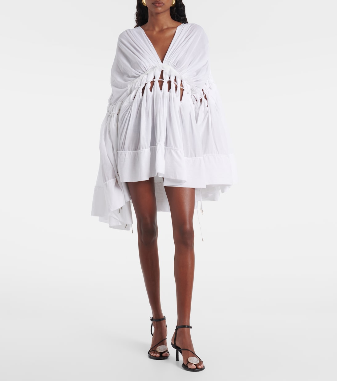 Sirocco sheer cotton-blend minidress | Christopher Esber