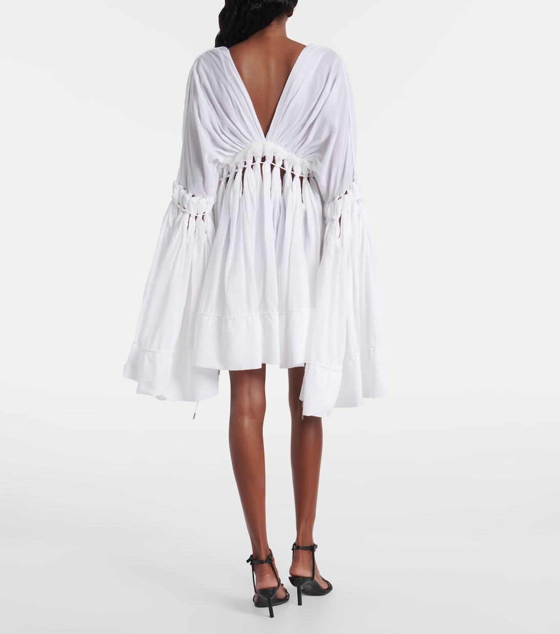 Sirocco sheer cotton-blend minidress | Christopher Esber