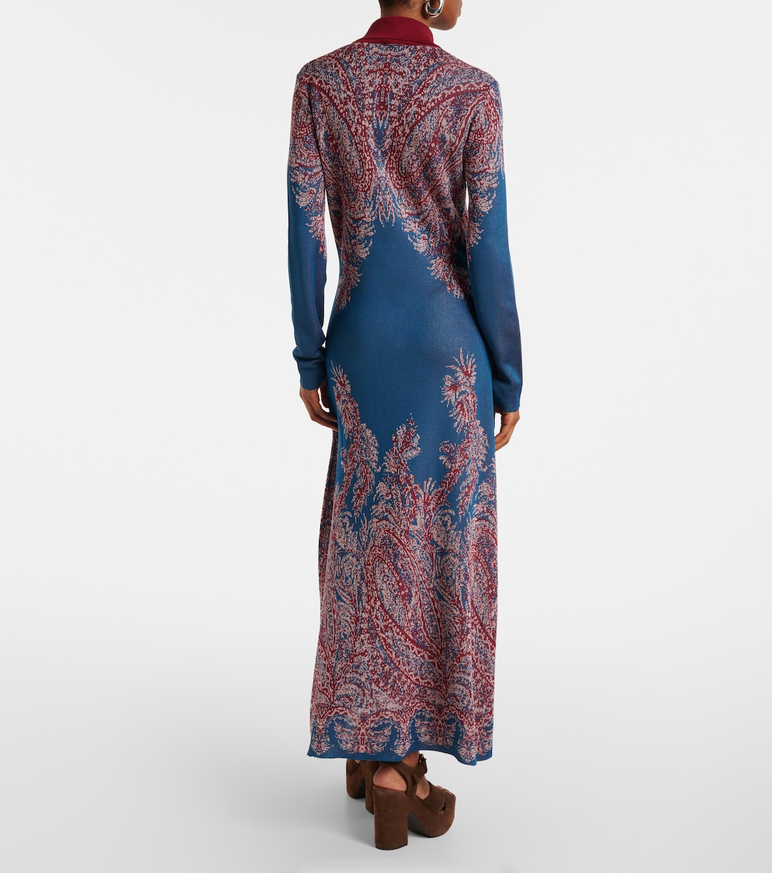 Paisley jersey shirtdress | Etro