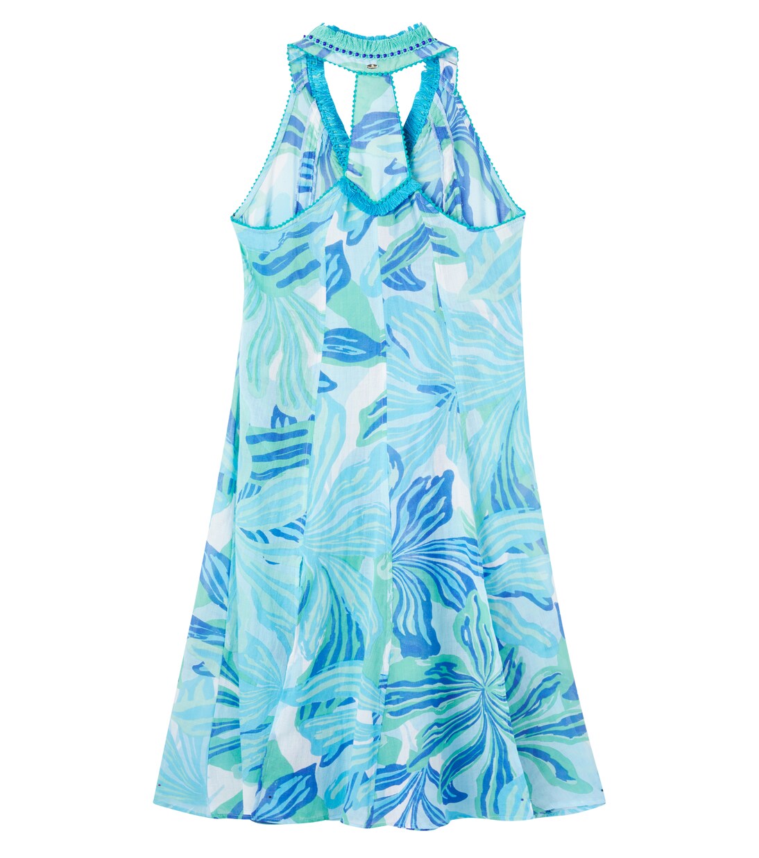 Nava珠饰流苏棉质连衣裙 | Poupette St Barth Kids