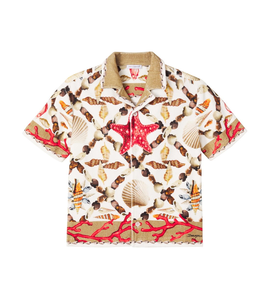 Printed cotton shirt | Dolce&Gabbana Kids