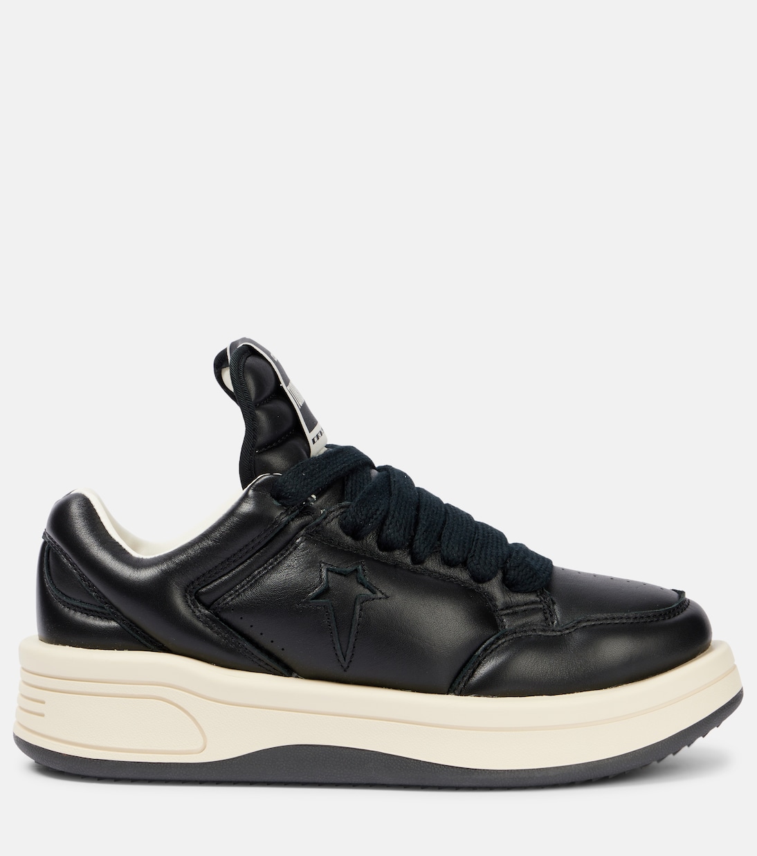 X Converse Sneakers Turbowpn aus Leder | Rick Owens