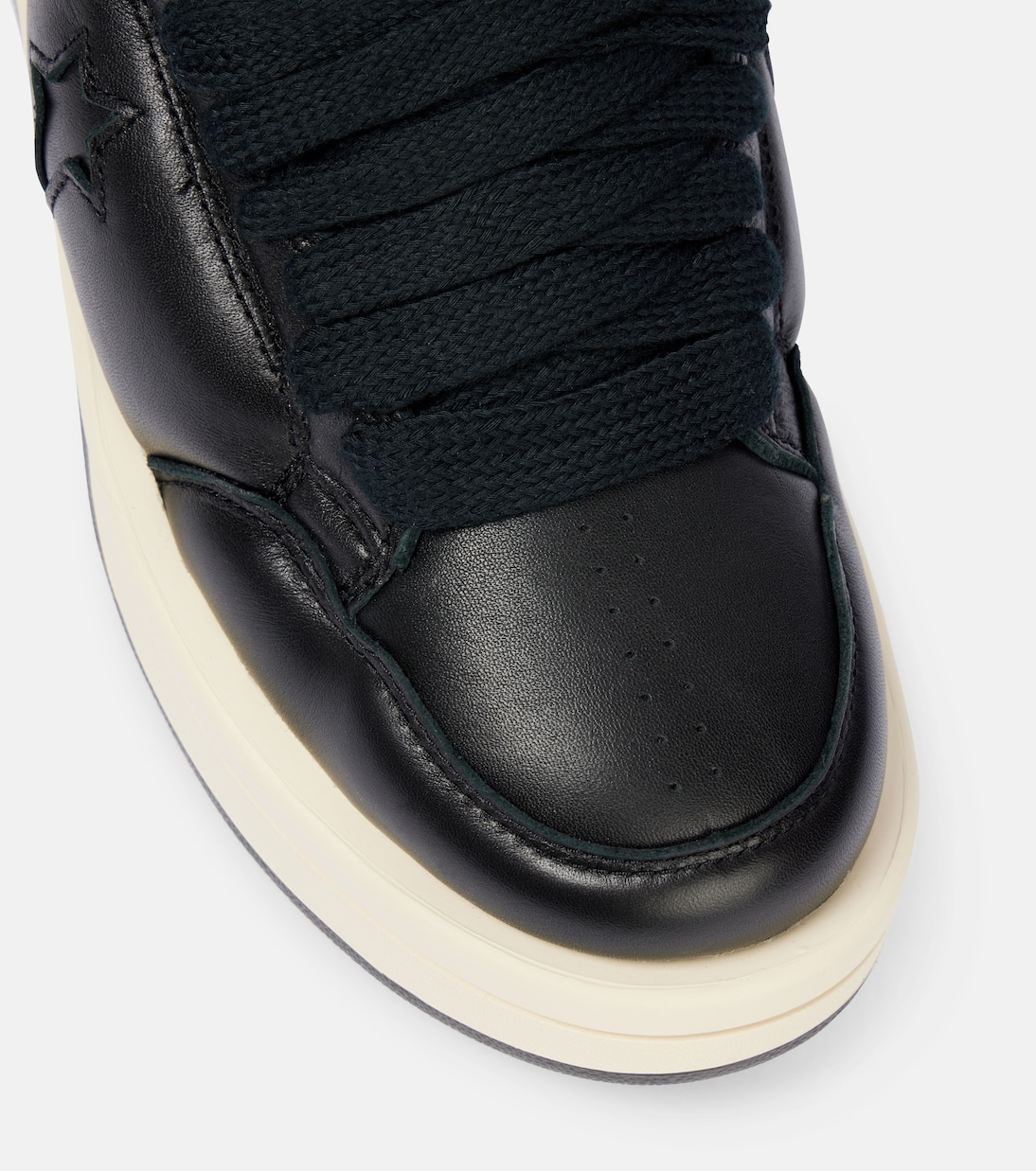 X Converse Sneakers Turbowpn aus Leder | Rick Owens