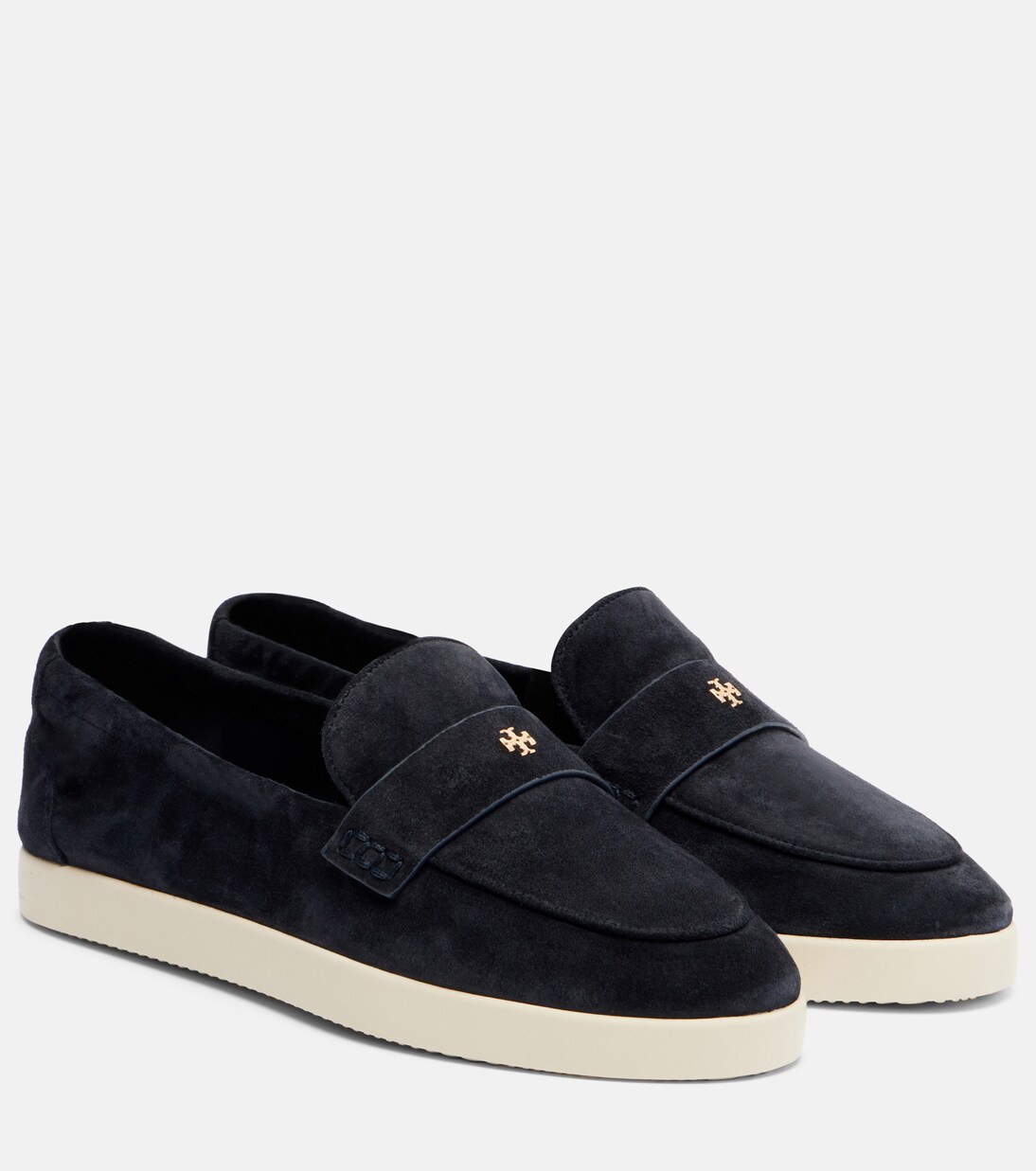 Double T suede loafers | Tory Burch