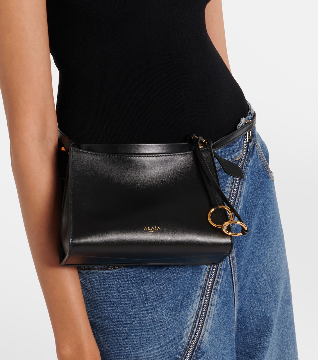 Le Click Small leather shoulder bag | Alaïa