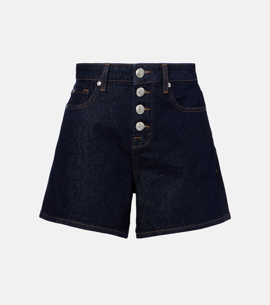 Kori high-rise denim shorts | 7 For All Mankind