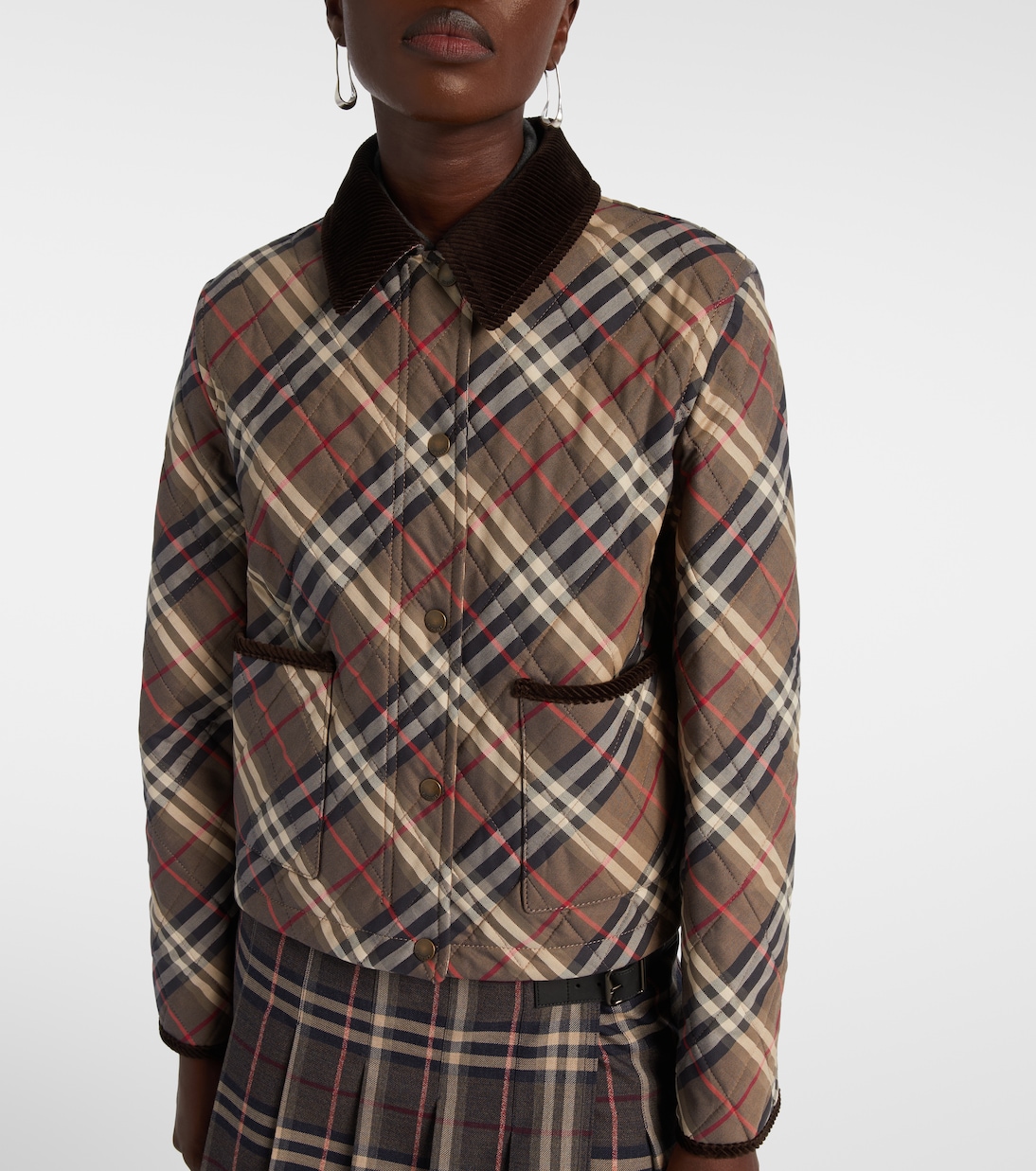 Steppjacke Burberry Check aus Baumwolle | Burberry