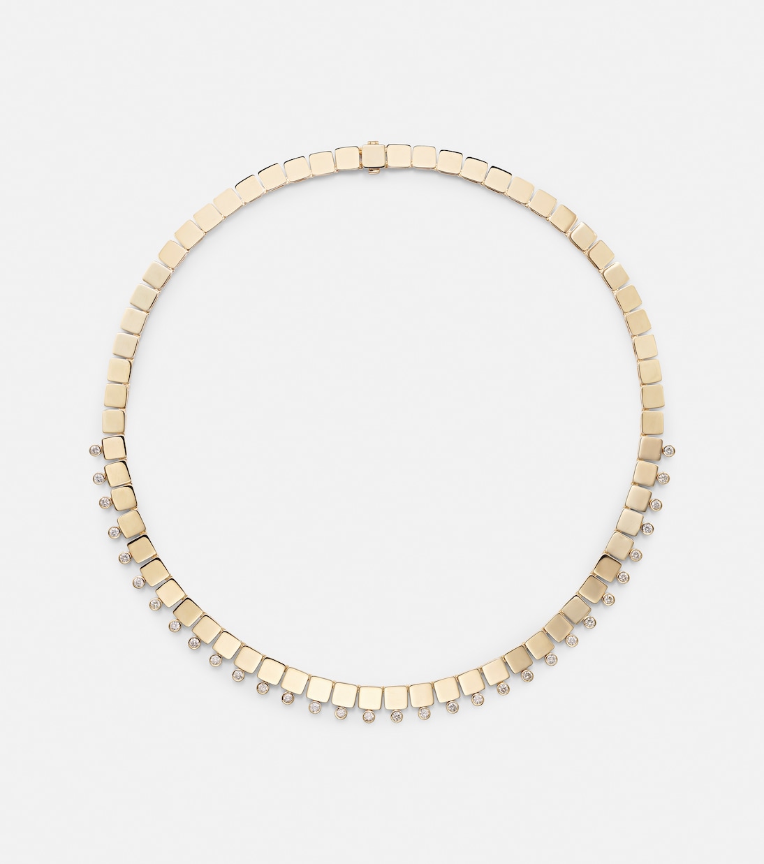 18kt gold necklace with diamonds | Ileana Makri