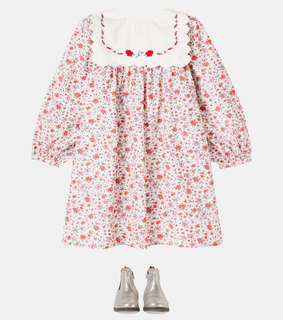 Clementine floral cotton dress | Bebe Organic