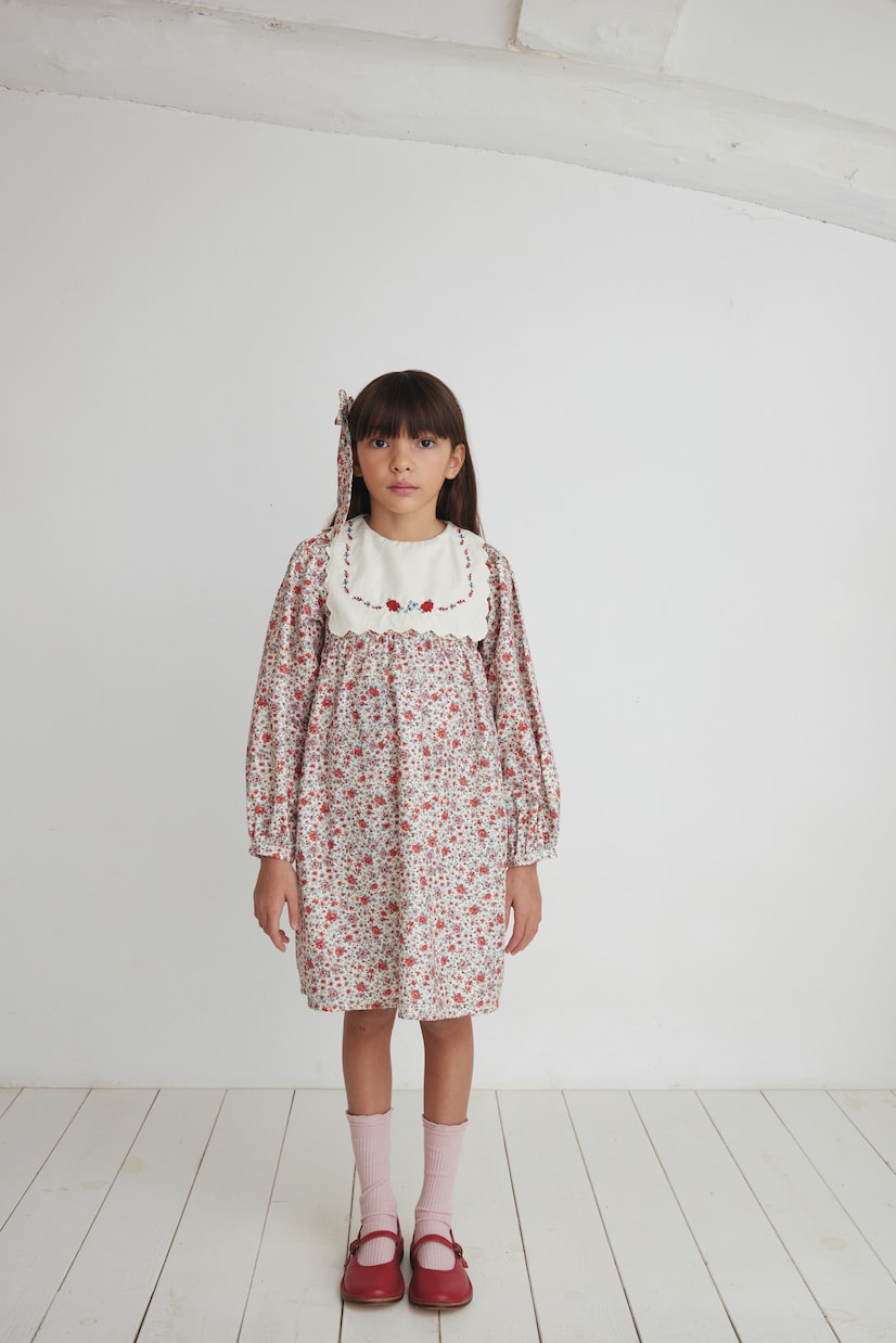 Clementine floral cotton dress | Bebe Organic