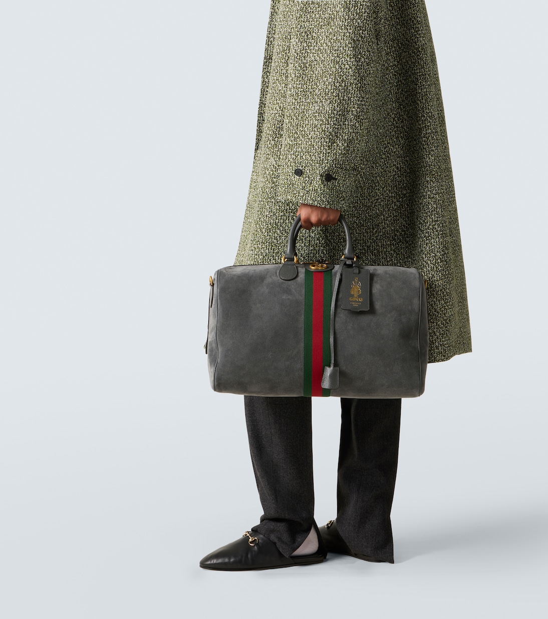 Weekender Gucci Savoy Medium aus Veloursleder  | Gucci