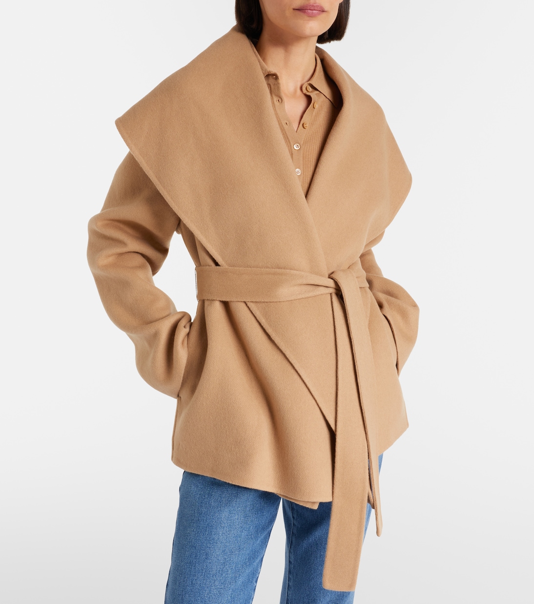 Harris cashmere coat | Gabriela Hearst