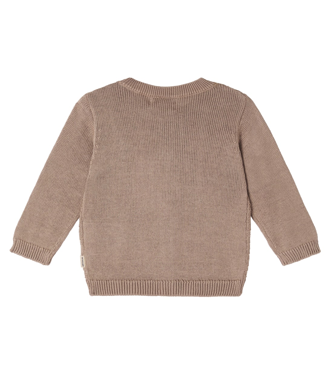 Baby - Cardigan Bjørn in cotone | Wheat