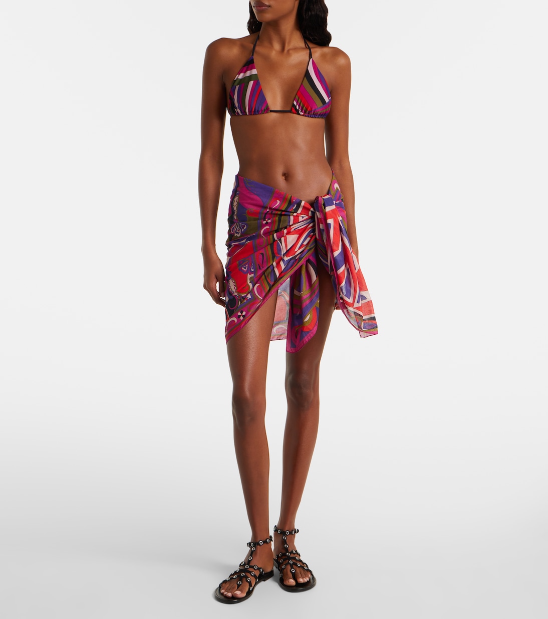 Orchidee cotton beach cover-up | Pucci