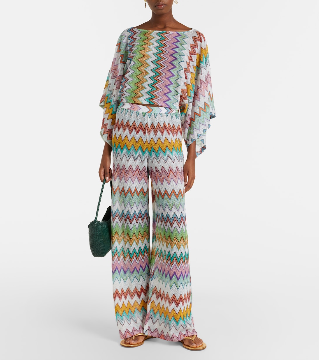 Gerade Hose aus Lamé | Missoni