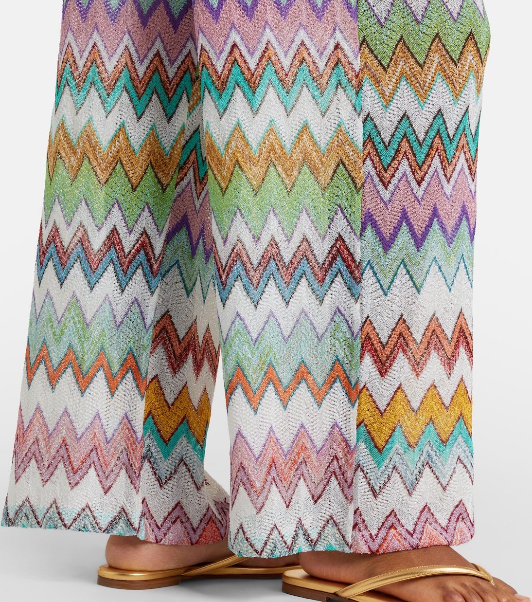 Gerade Hose aus Lamé | Missoni