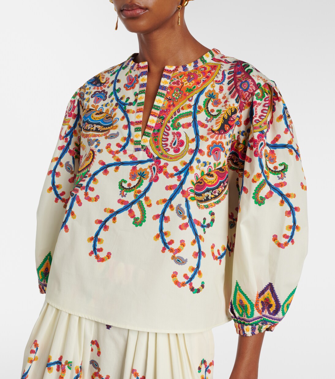 Paisley printed cotton top | Etro