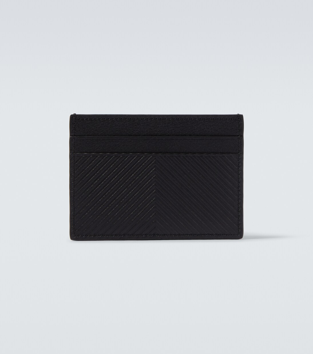 Logo leather card holder | Loewe