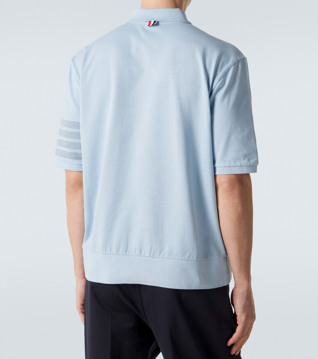 Poloshirt 4-Bar aus Baumwoll-Jersey | Thom Browne