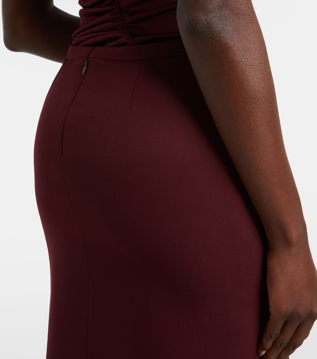 Bleistiftrock Medusa aus Wollgabardine | Versace