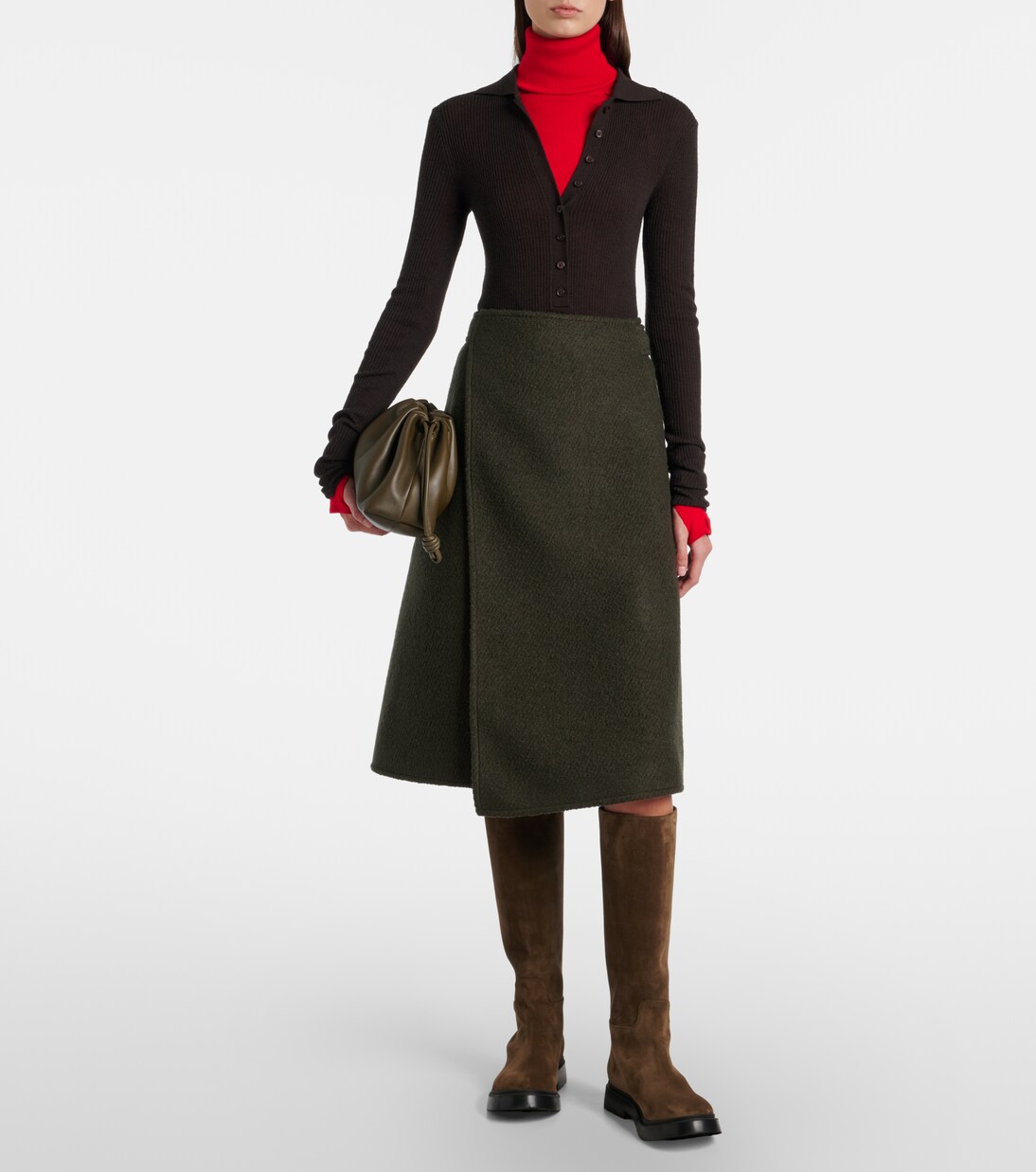 Bank suede knee-high boots | Proenza Schouler