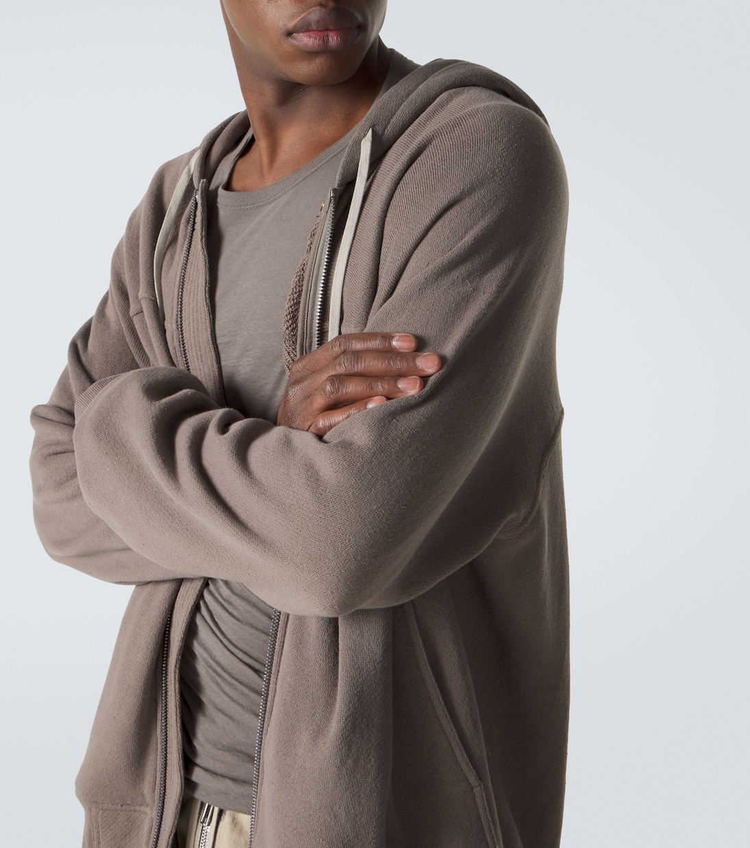 Cotton jersey hoodie | Rick Owens