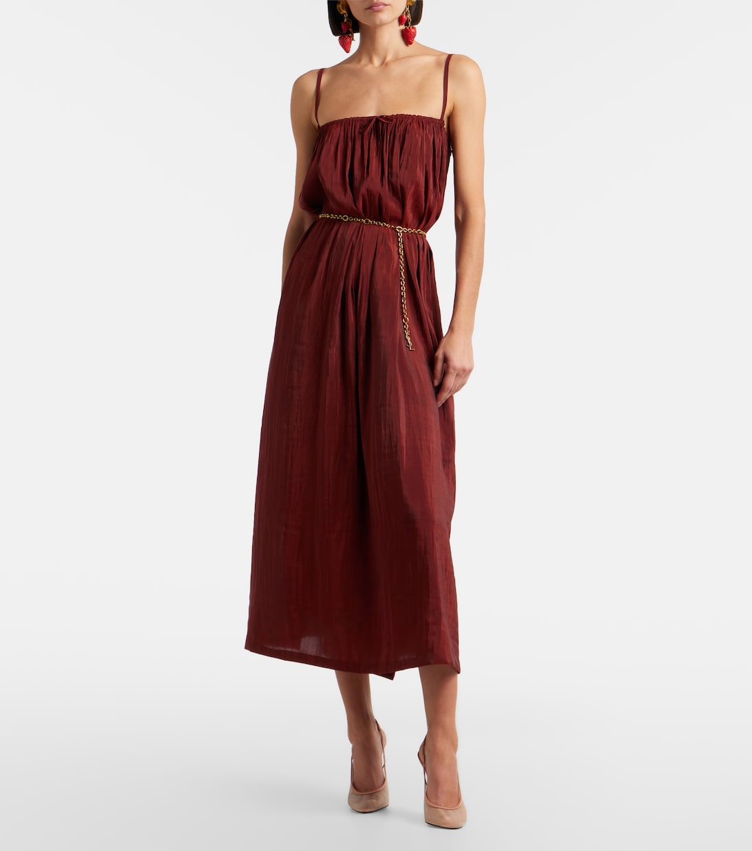 Pumps slingback Anita 110 in mesh | Saint Laurent