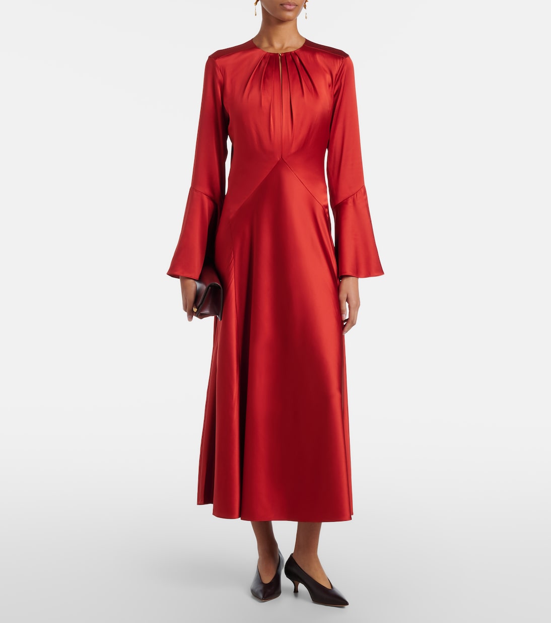 Midikleid Ezri aus Satin | Veronica Beard