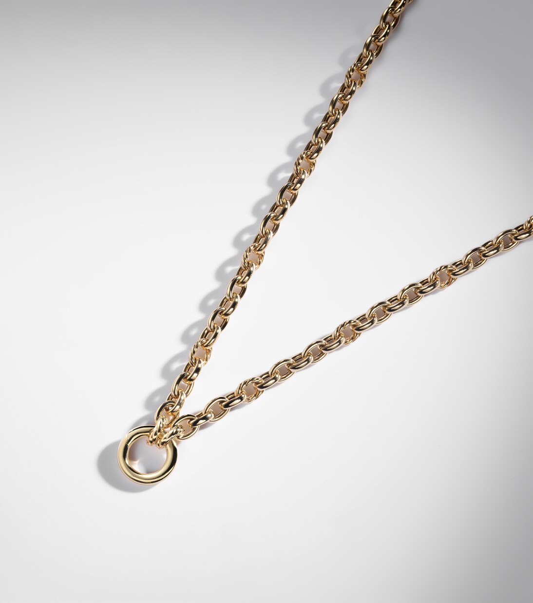 DY Mercer® Petite 18kt gold chain necklace | David Yurman
