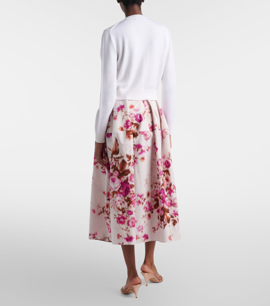 Midirock aus Baumwollpopeline | Erdem