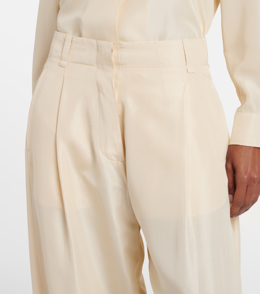 Kolina真丝阔腿裤 | The Row