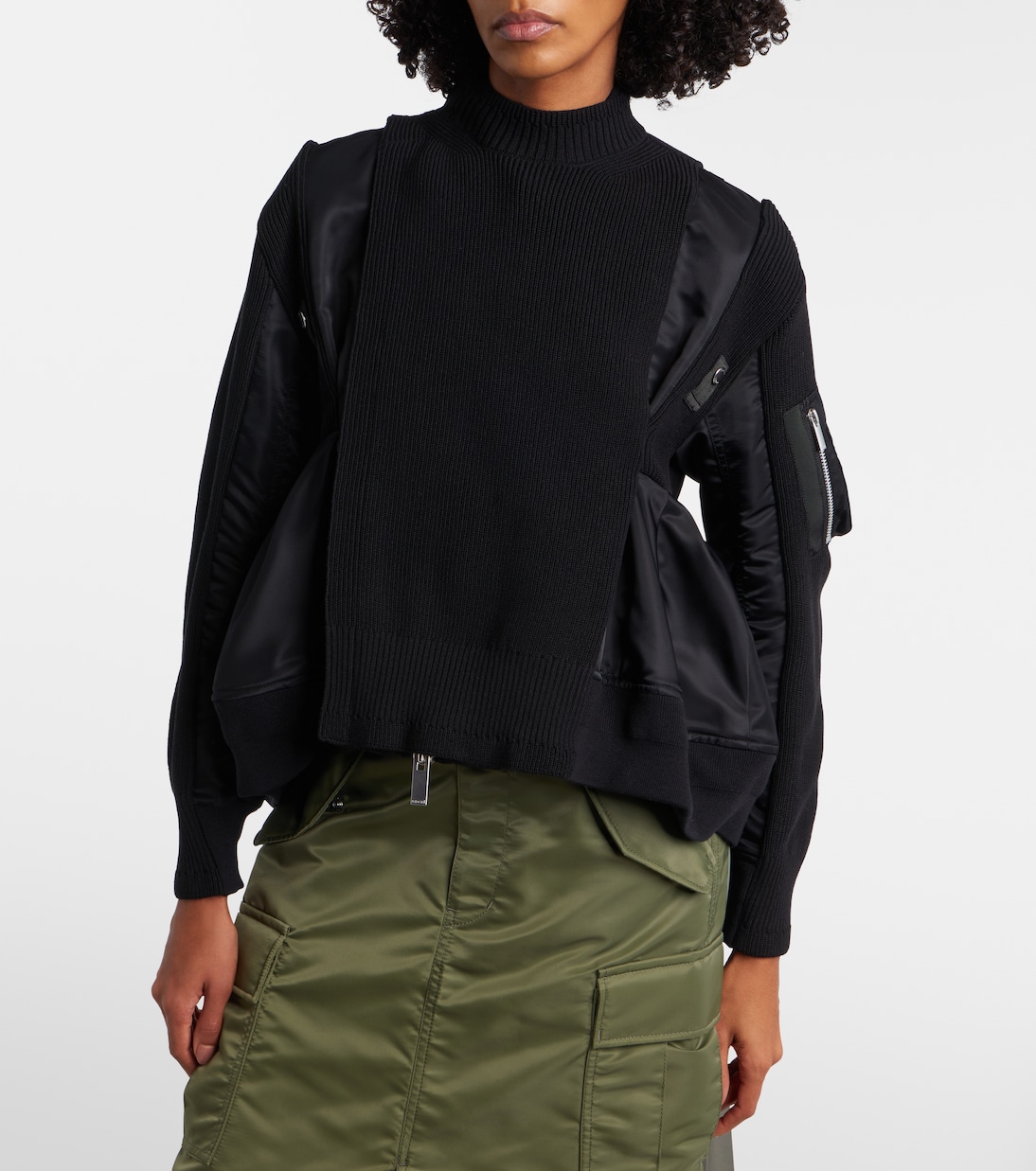 Paneled blouson jacket | Sacai