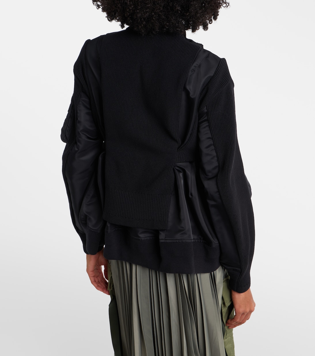 Paneled blouson jacket | Sacai