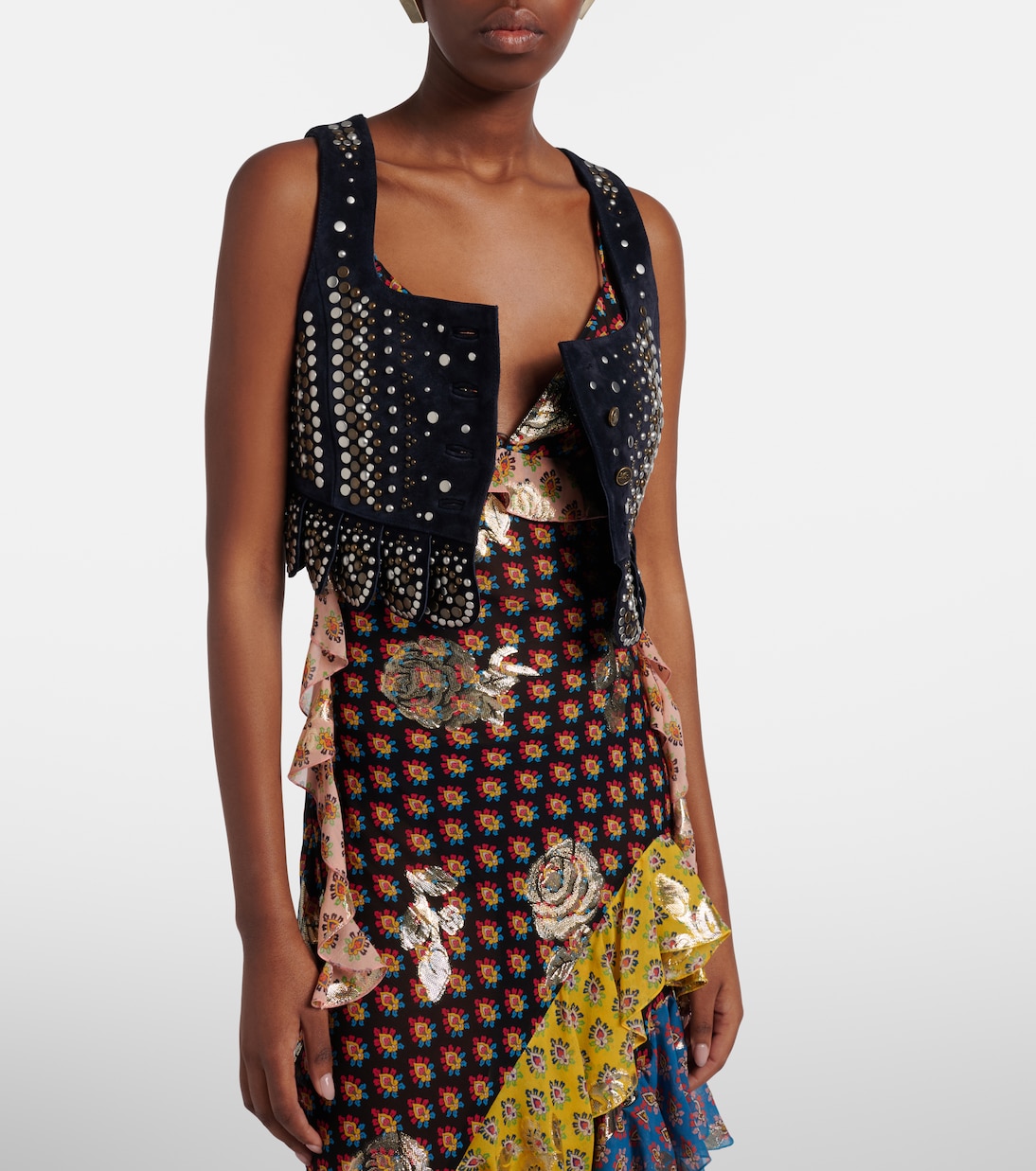 Chaleco de ante con tachuelas | Etro