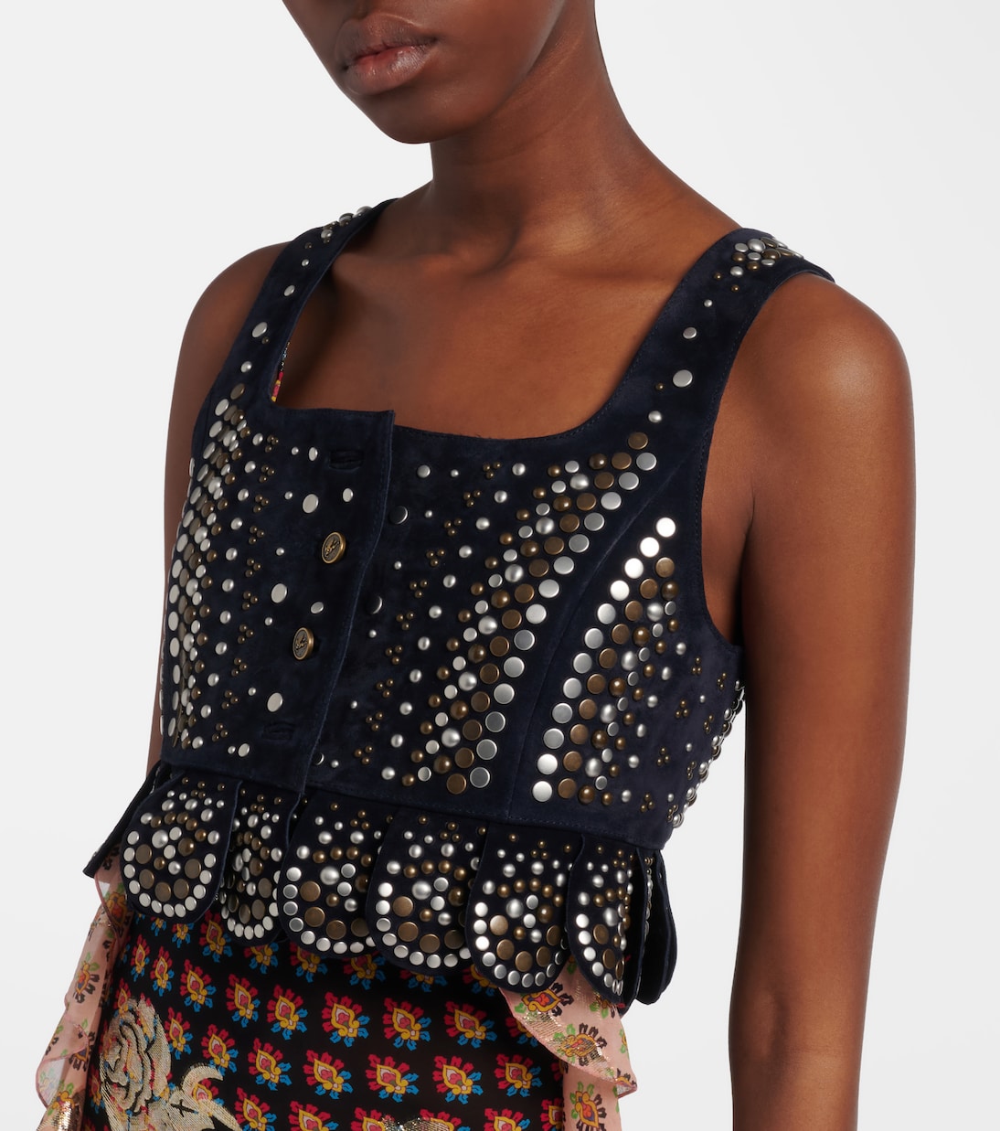 Chaleco de ante con tachuelas | Etro