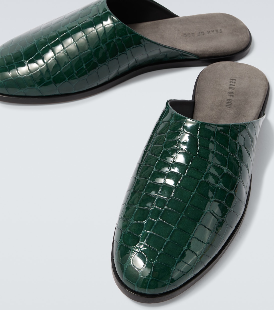 Mules de piel grabada | Fear of God