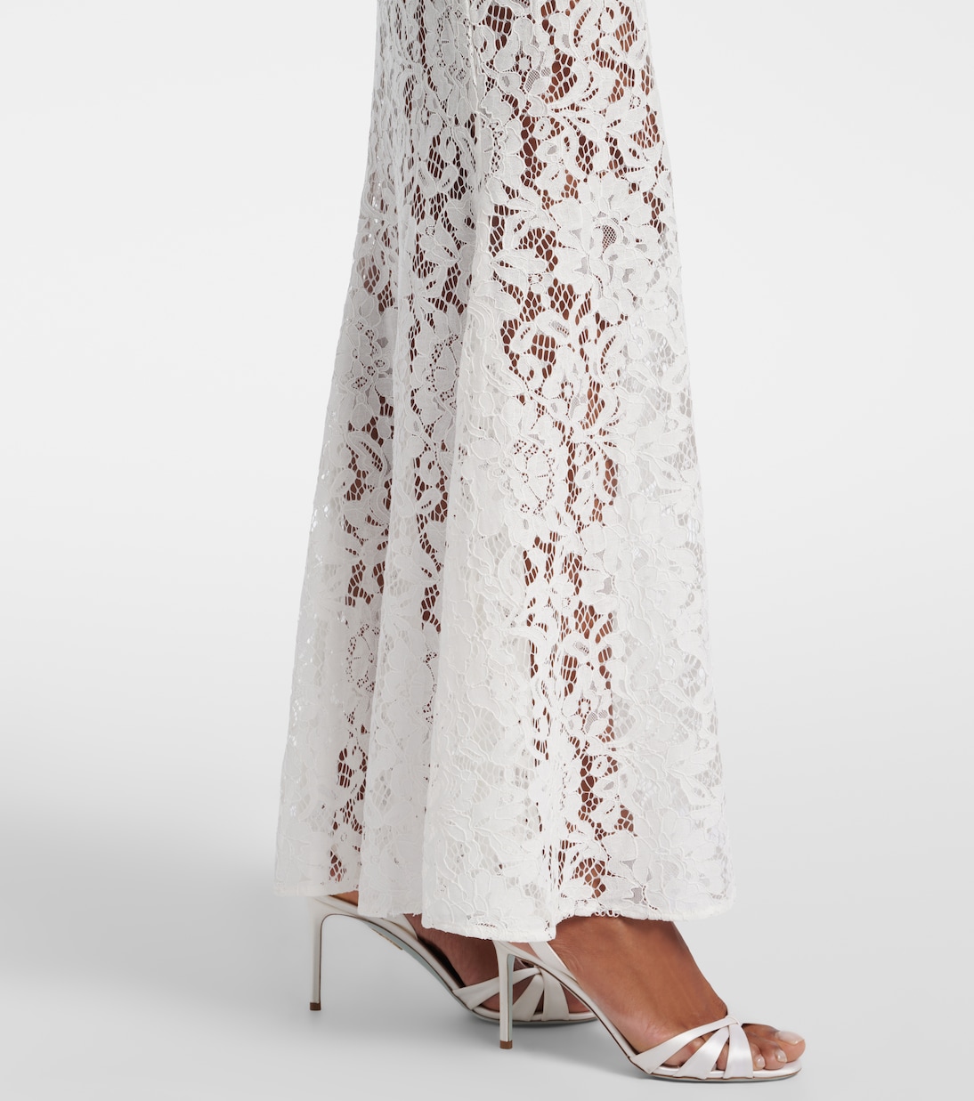 Bridal Bodita cotton-blend lace gown | De La Vali