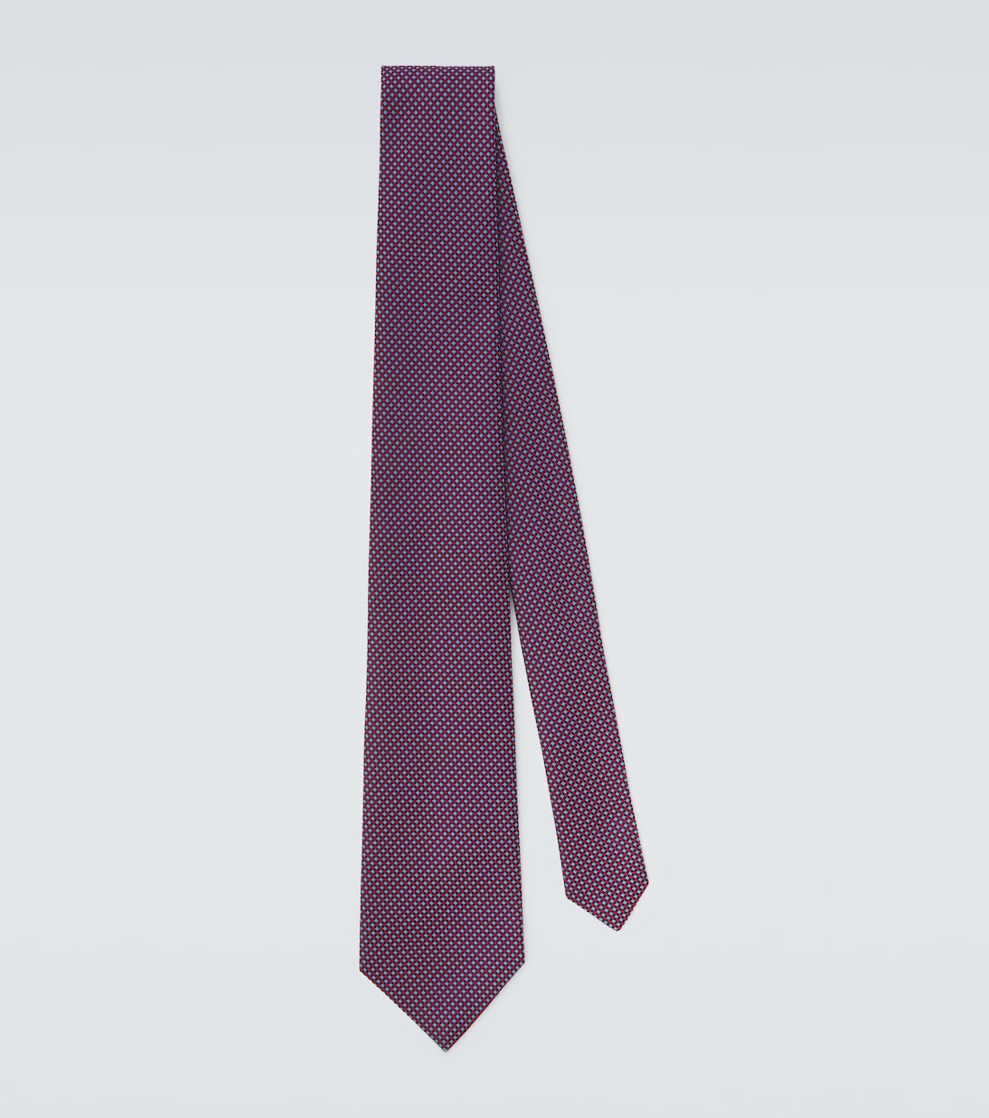 Silk jacquard tie | Charvet