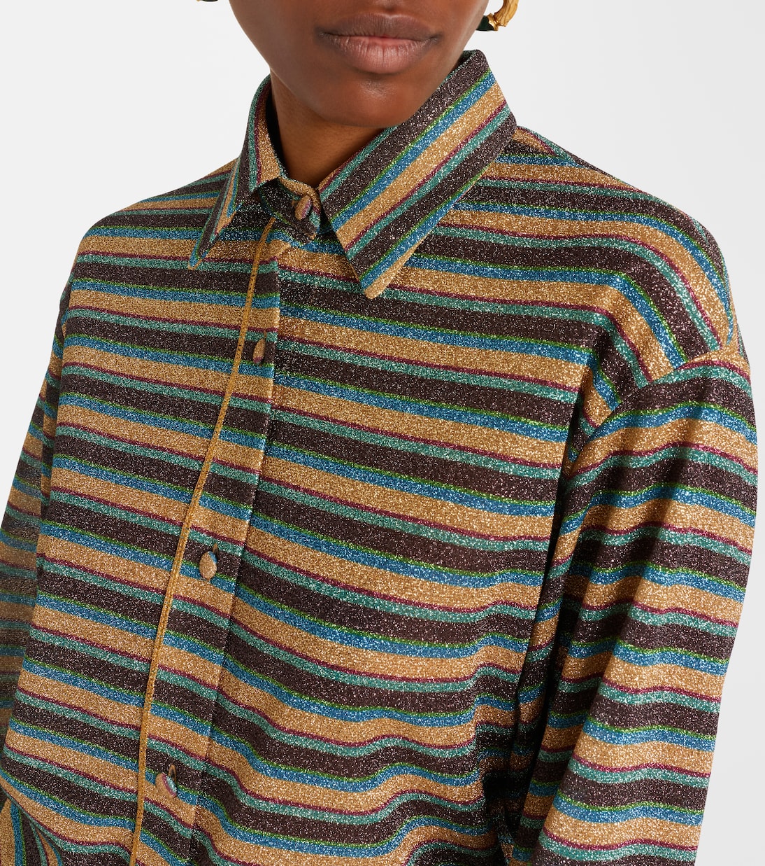 Lumière striped shirt | Oséree