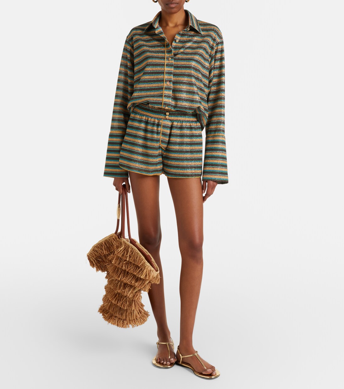 Lumière striped shirt | Oséree