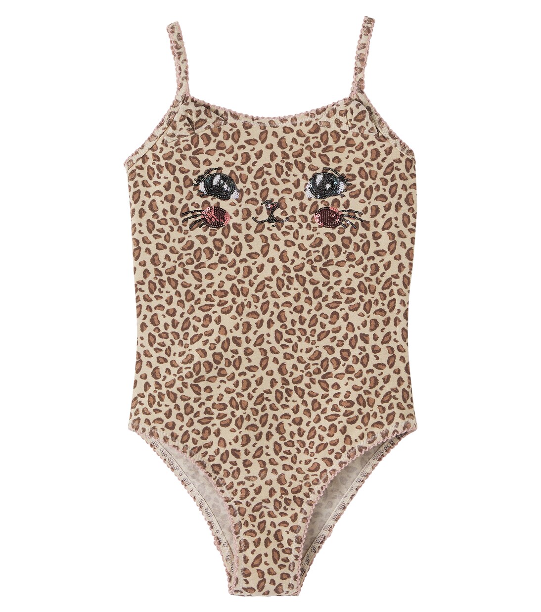 Kitty leopard-print sequined swimsuit | Konges Sløjd