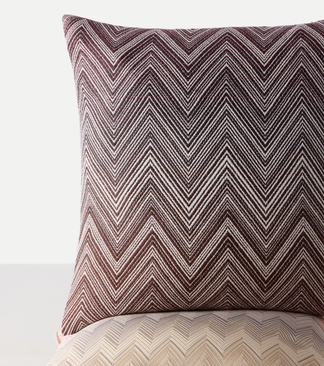 Timmy Zigzag wool cushion | Missoni