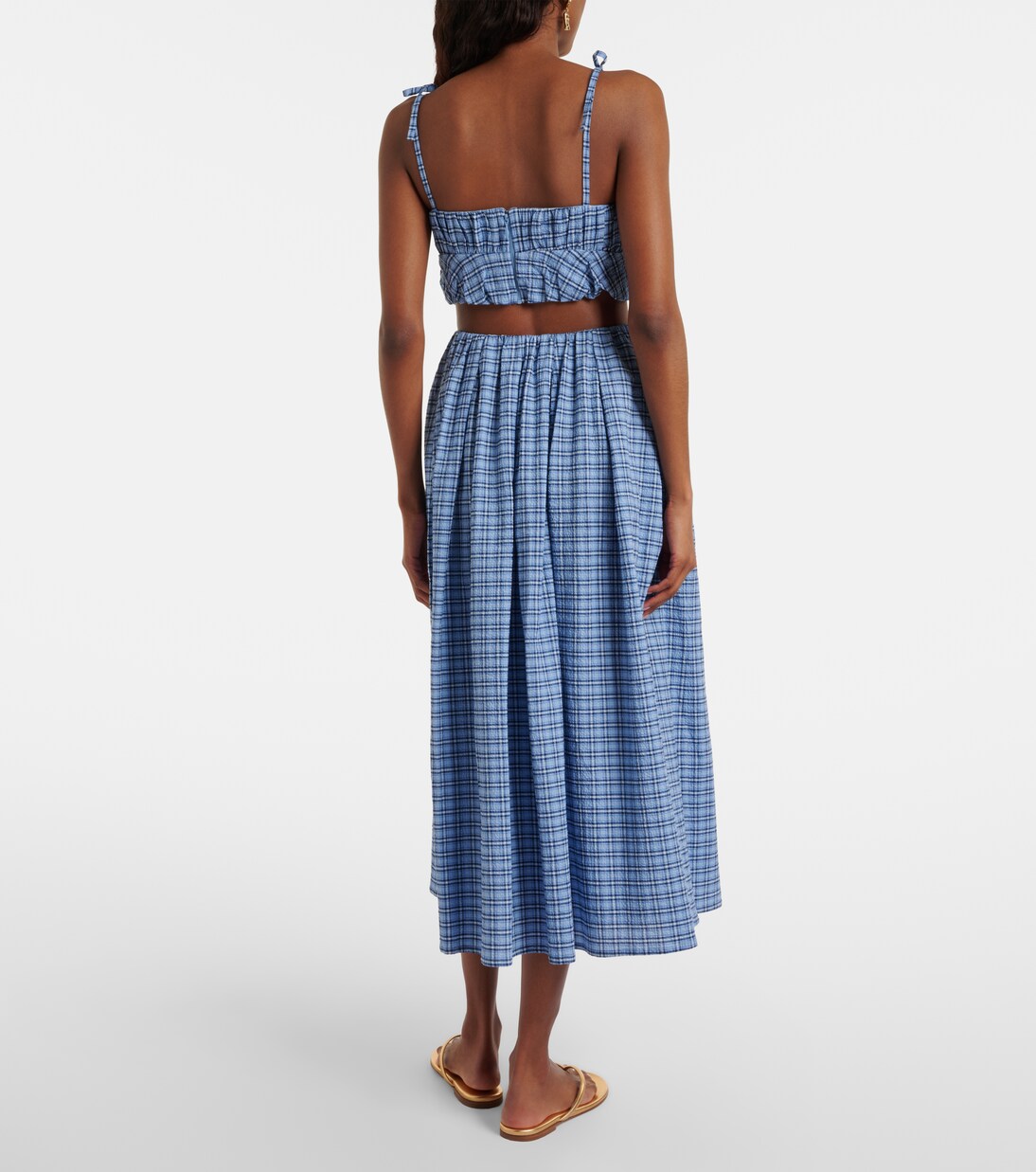 Falda midi Agora de algodón | Faithfull